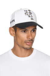 TWO TONE BRUSHED COTTON DEAD LA SNAP BACK HAT